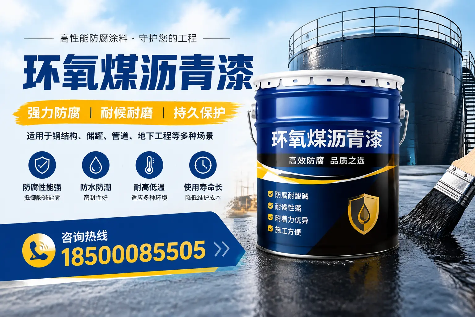 环氧煤沥青漆在工业中的应用,宣城企业的选择